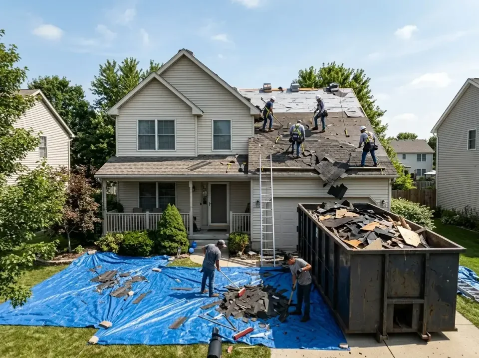 roof-replacement-debris-remova-004 — frequently asked questions, Cheapest Dumpster Rentals in Kenilworth, IL
